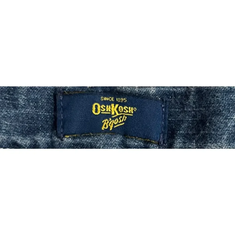 OshKosh B'gosh Boys Cargo Denim Shorts Blue 14 30W 12